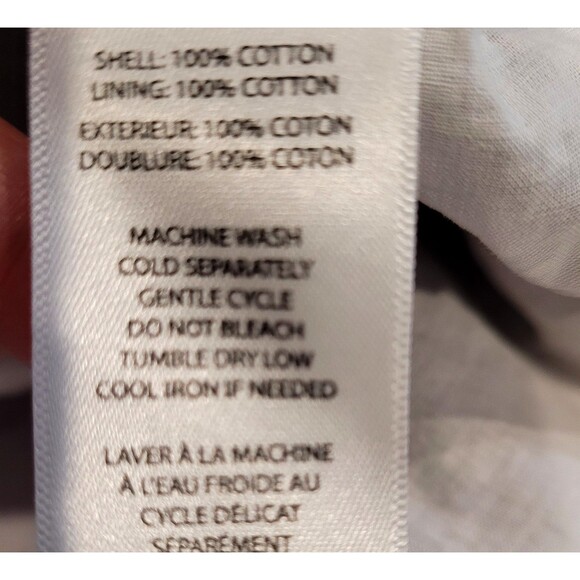 Beach Lunch Lounge Size Large Cotton Lined Ruffle Boho Skirt Drawstring Waist - Picture 5 of 5